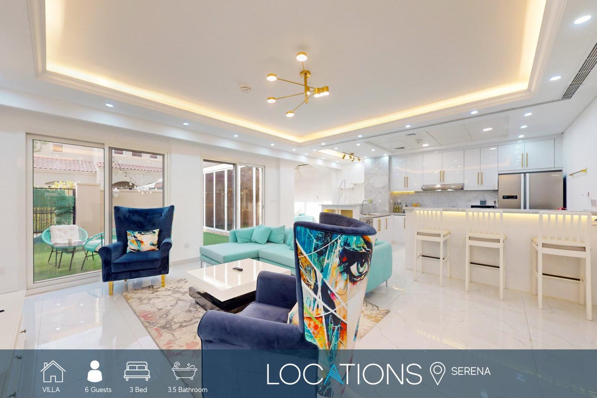 Bella Casa At Serena - Peaceful Three Bed Villa Dubai Exteriör bild